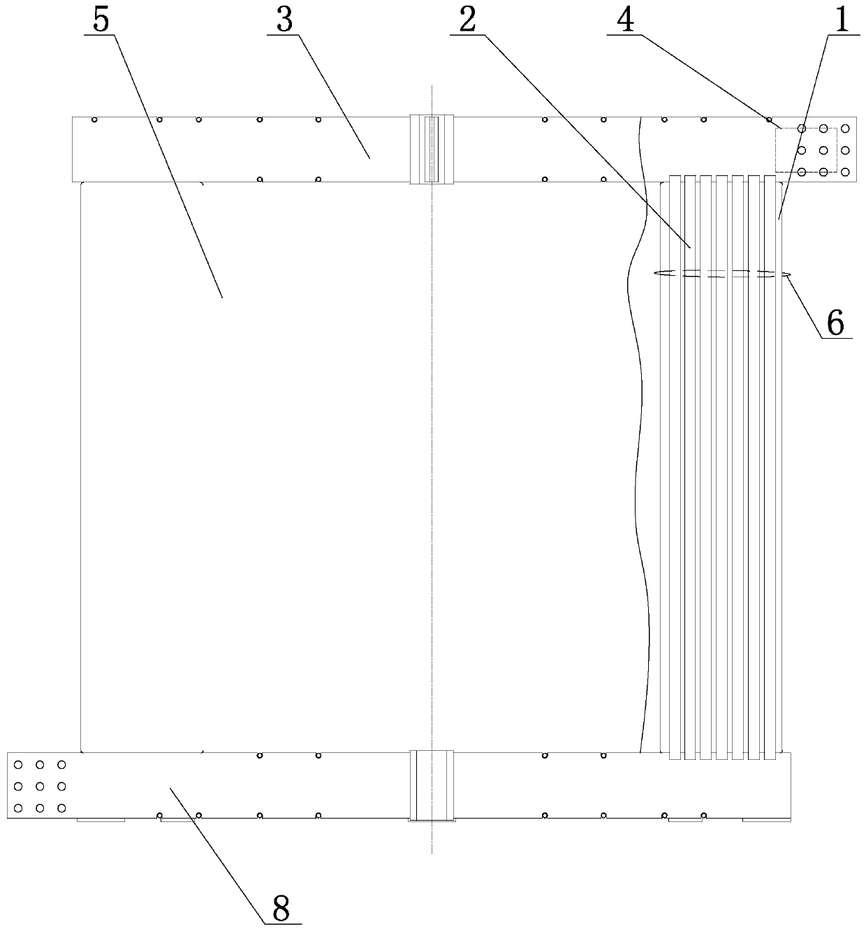 Real-time online hot spot detection device for air-core reactor