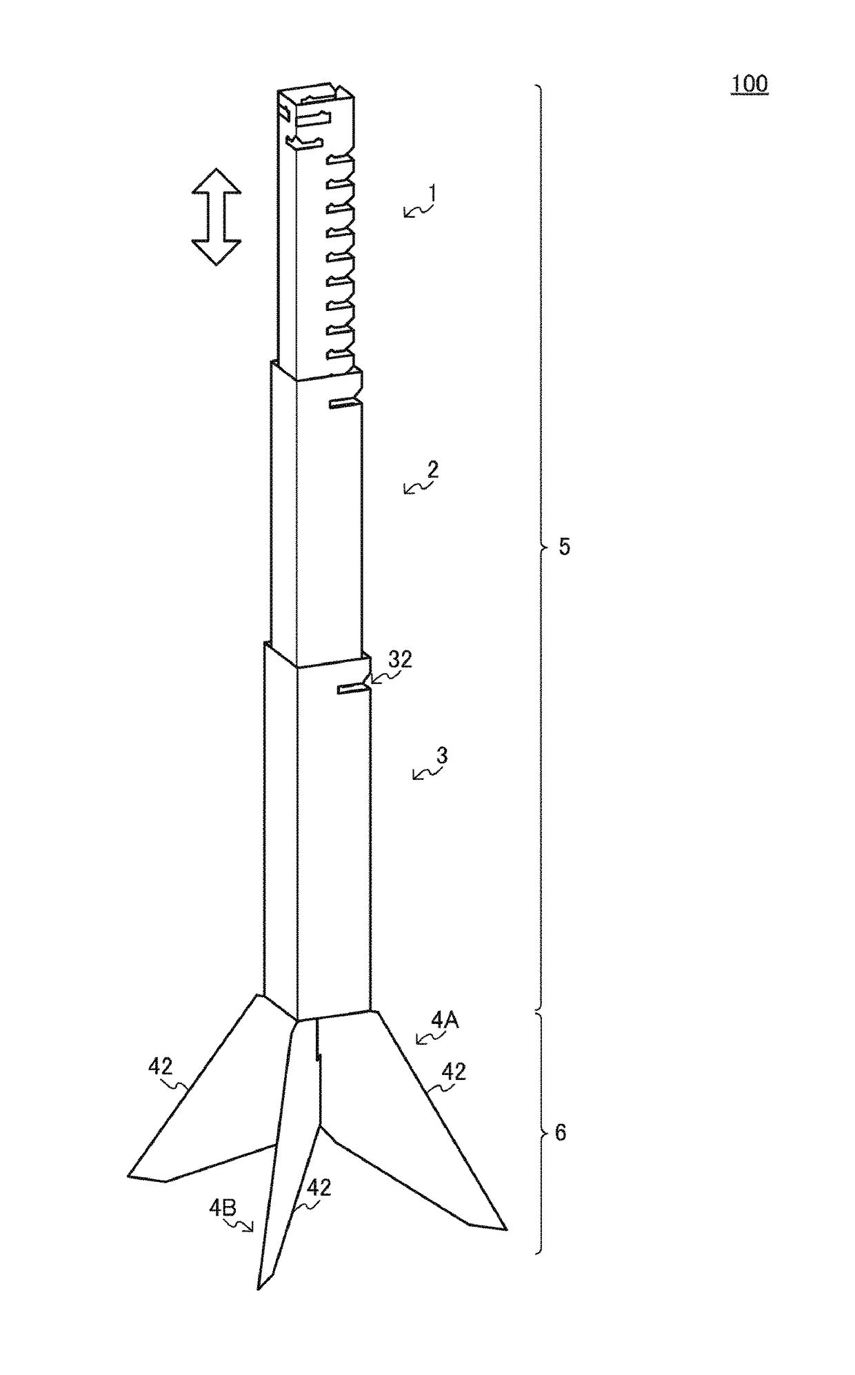 Microphone stand and microphone stand set