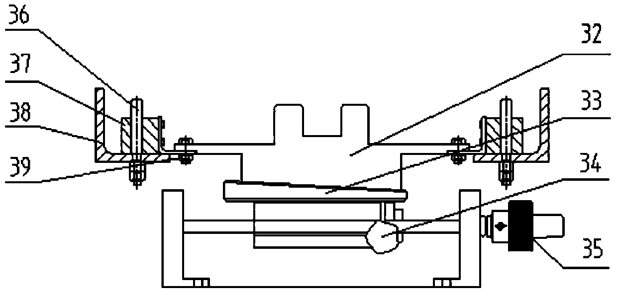 A vertical visual oil film dynamic test device