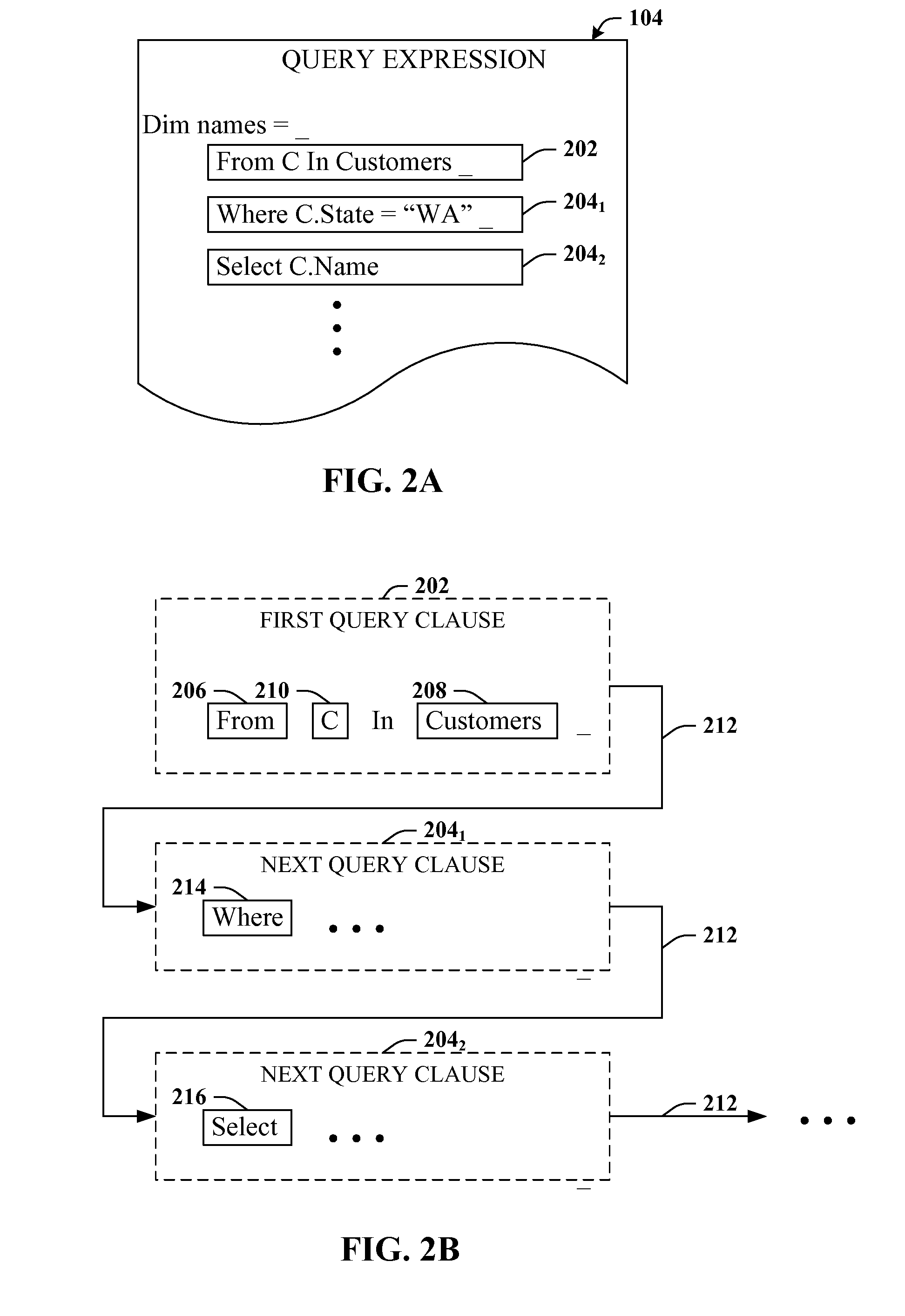 Query pattern to enable type flow of element types