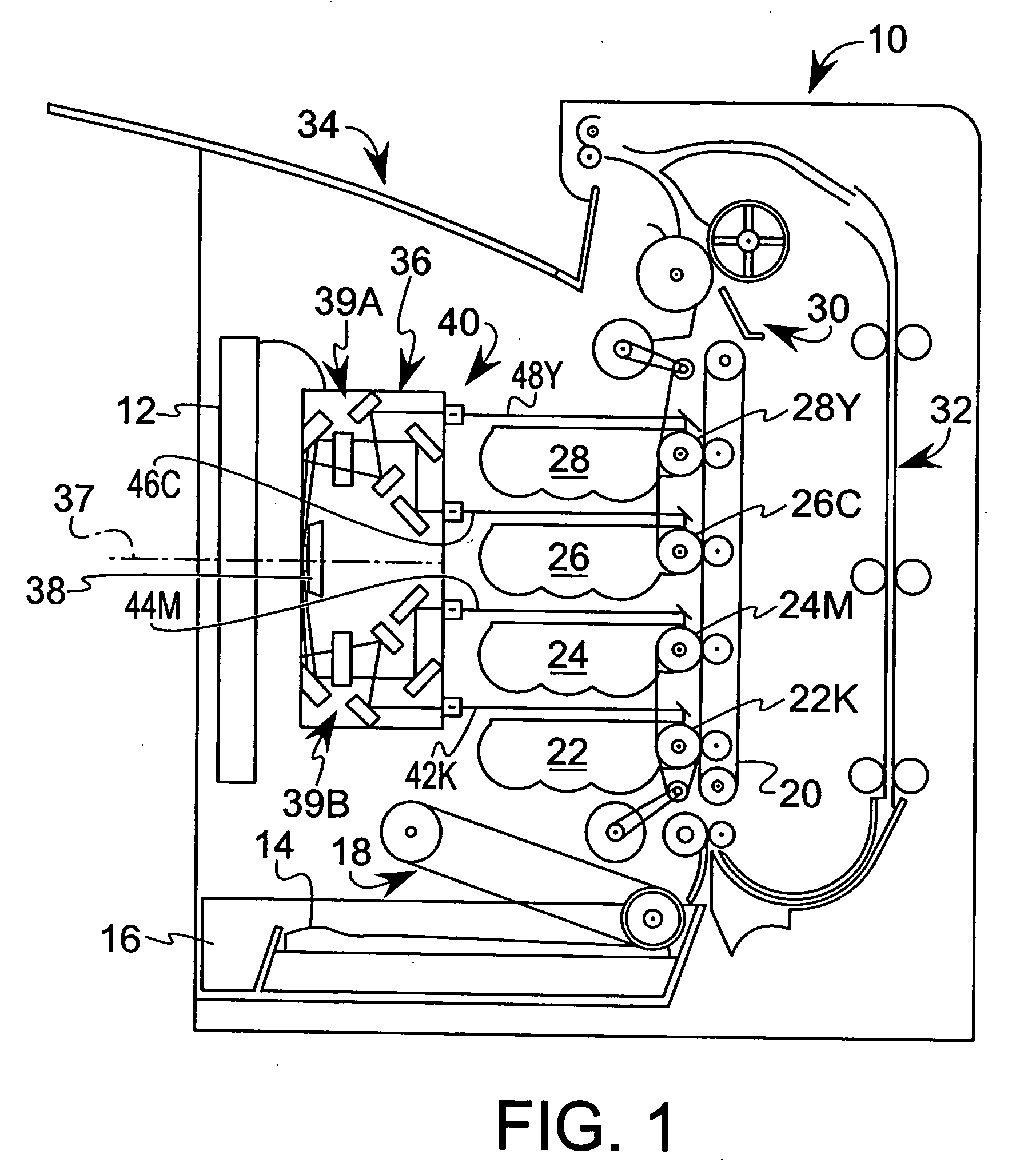 Collimation assembly with an adjustment bracket capable of flexing when receiving a light source