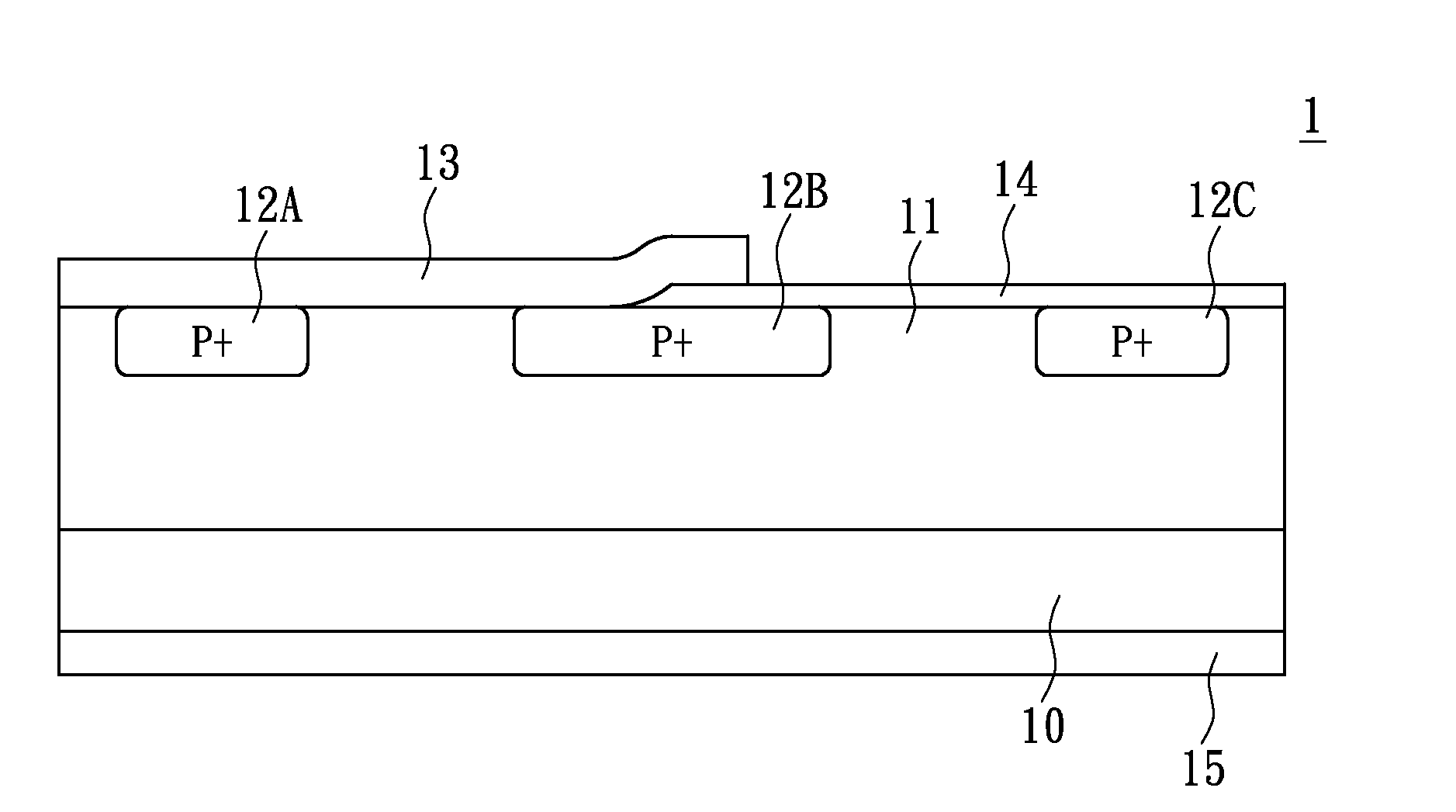 Rectifier applicable in high temperature condition