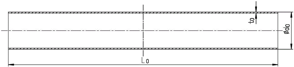 Continuous reducing die for swelling-pressure-formed axle housings of small and medium-sized automobiles