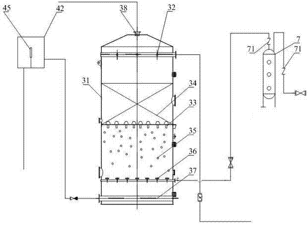 Deep papermaking wastewater treatment device and method