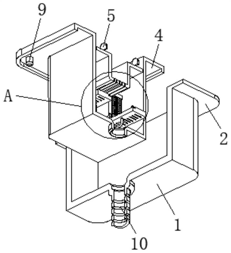 An indoor wastewater purification device