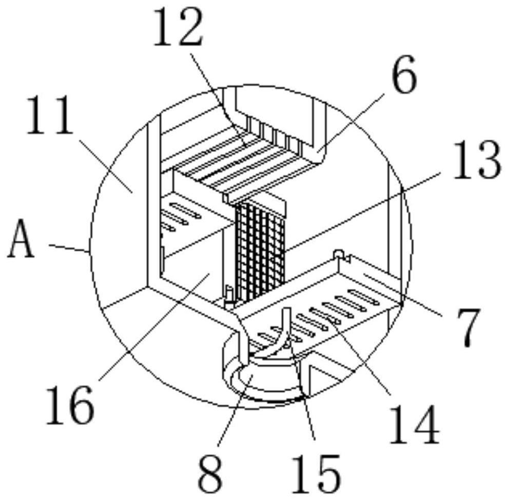 An indoor wastewater purification device