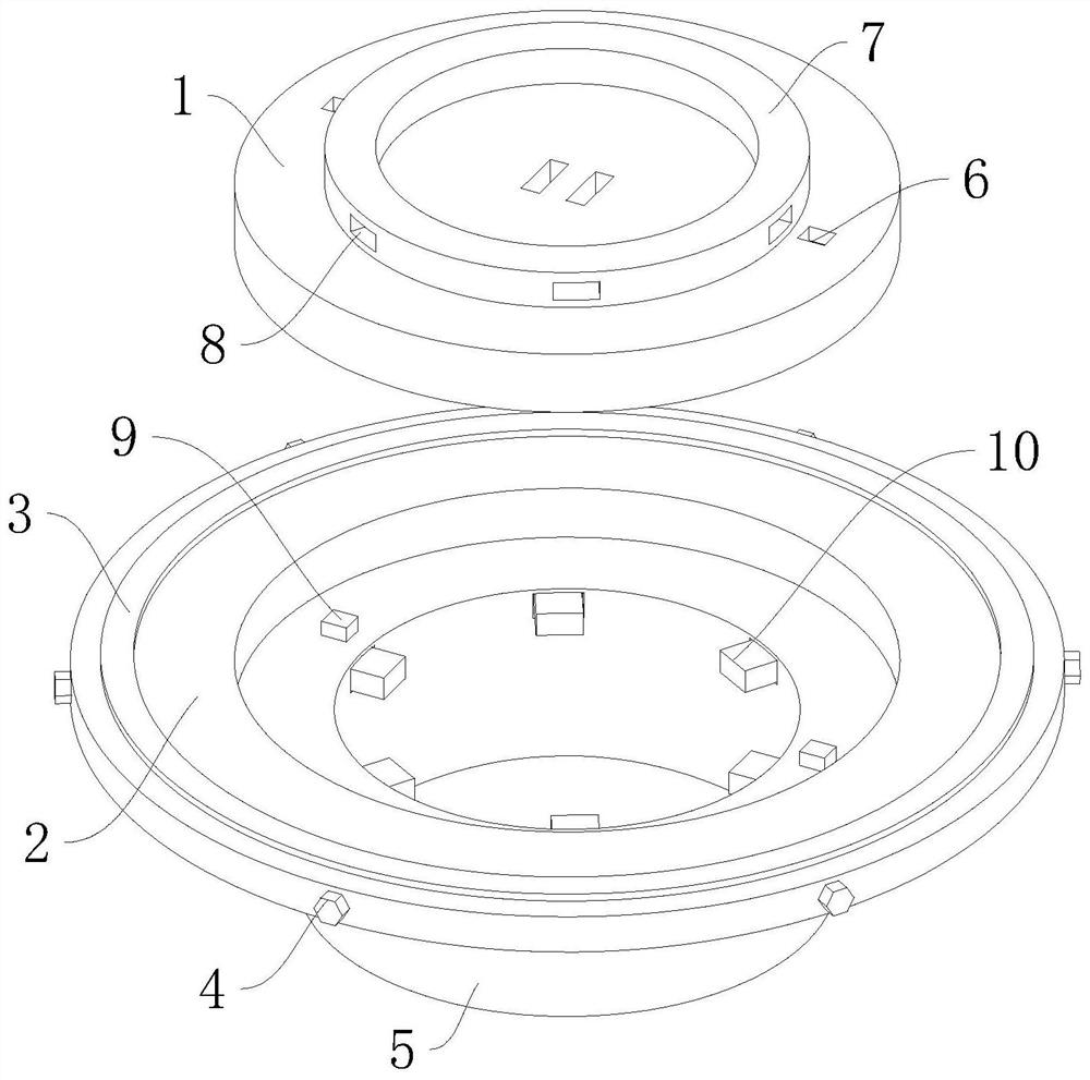 Adjustable anti-settling well lid for municipal engineering