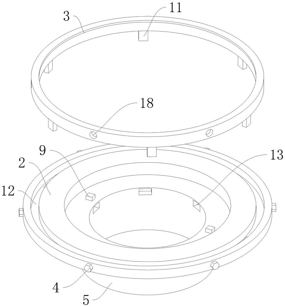 Adjustable anti-settling well lid for municipal engineering