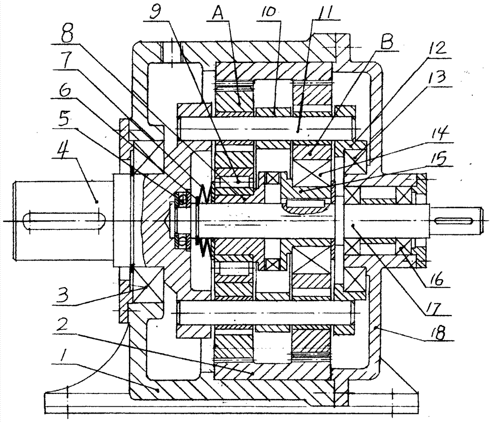 Zero hysteresis involute less tooth difference reducer