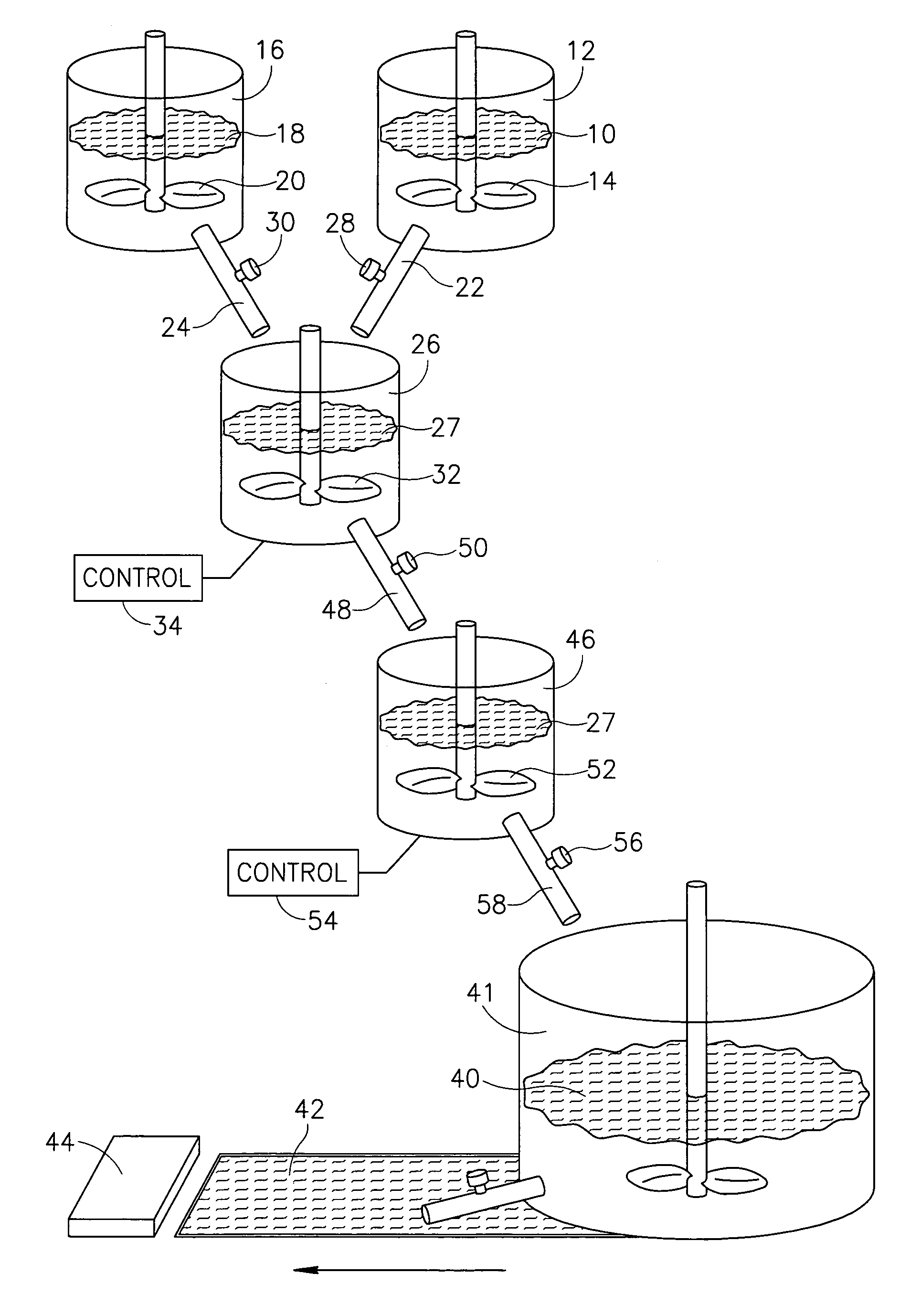 Paper product and method therefor using molten wax suspension