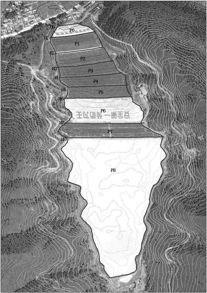 Tailings pond scale information extracting method and device