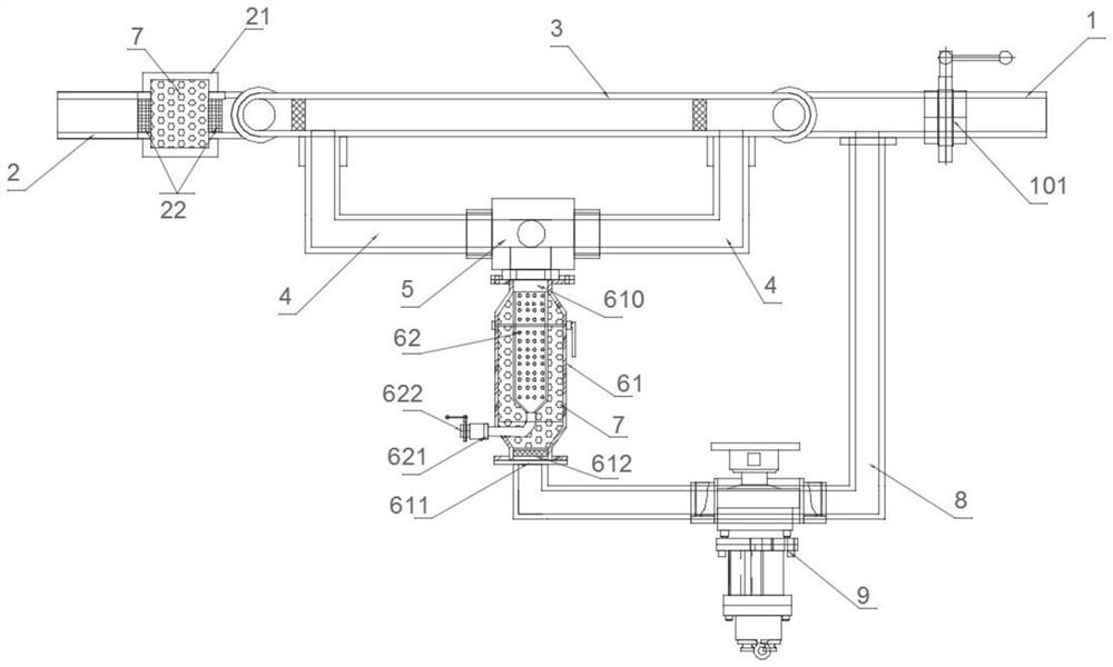 Water circulation filtering device