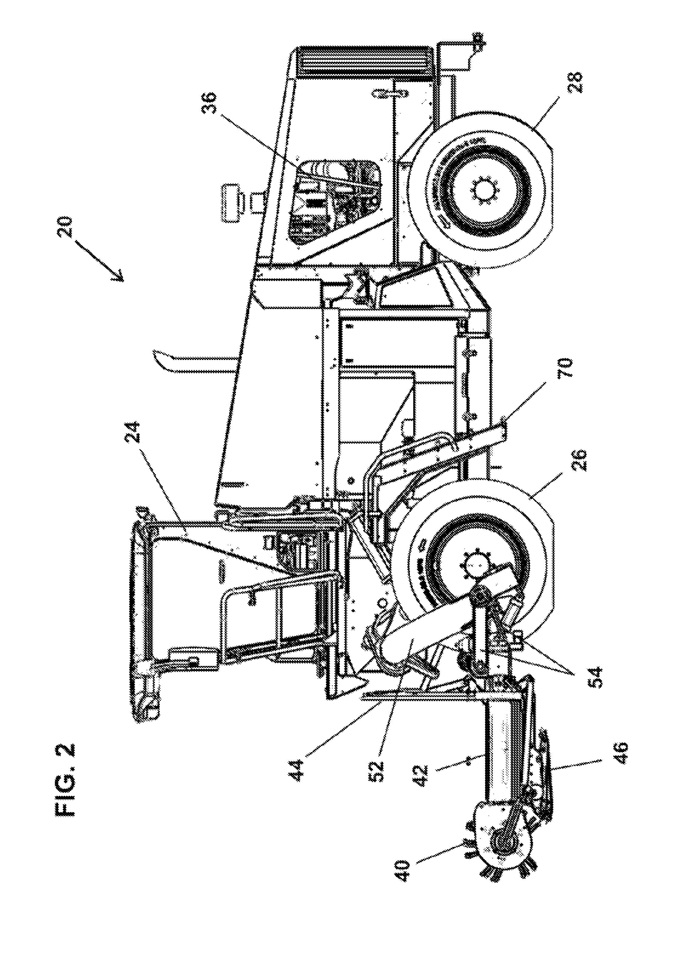 Self-propelled windrow merger