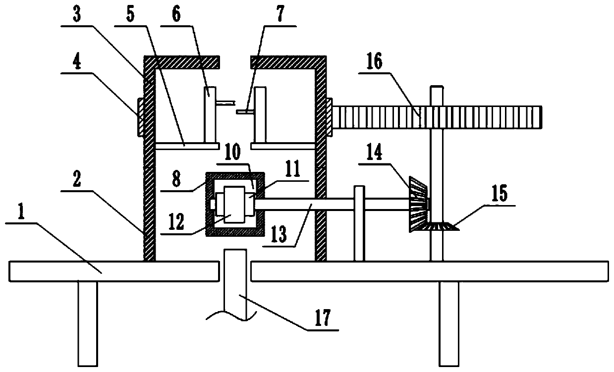 A device for recycling plastics on the outer layer of cables