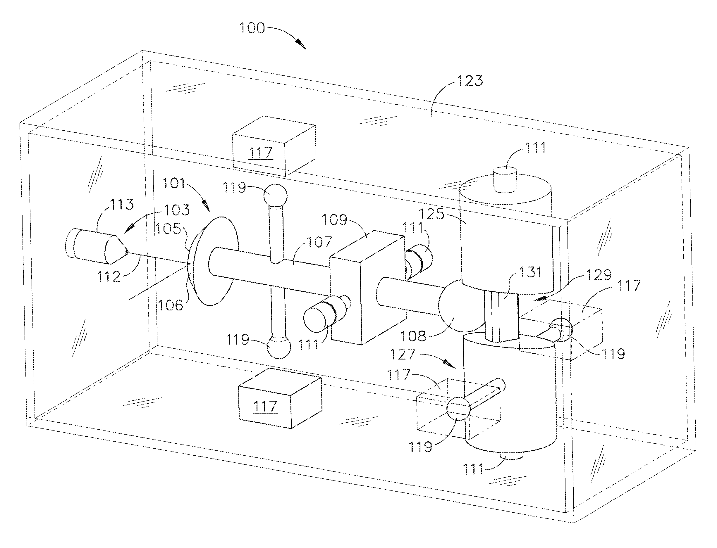 Moving high flux X-ray target and assembly