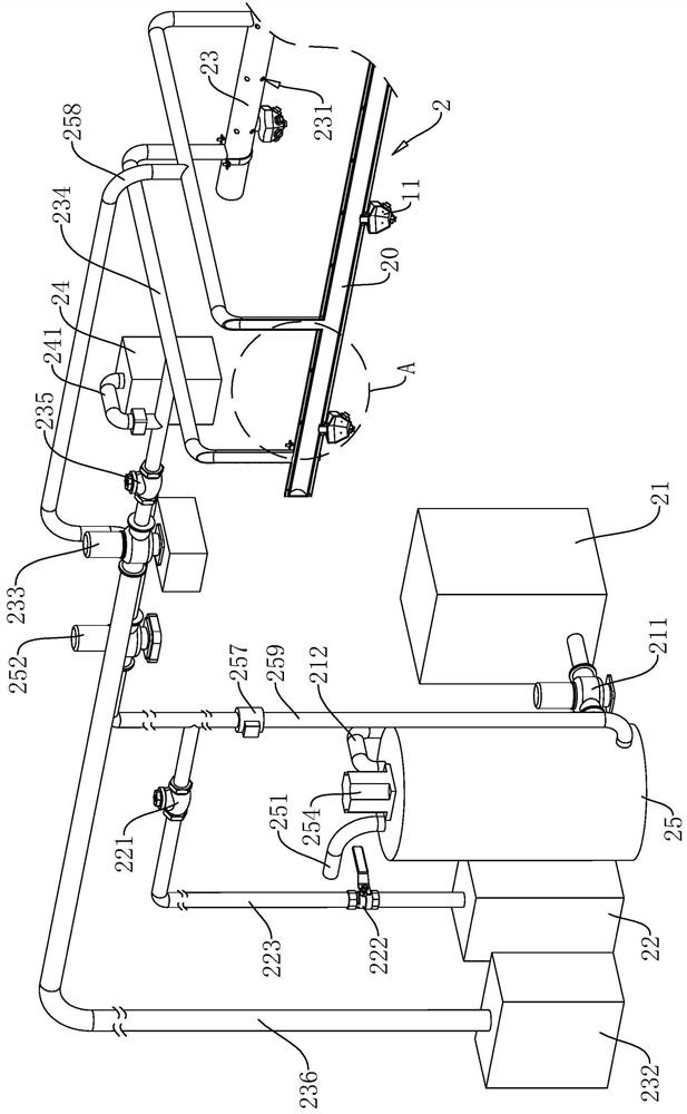 Full-automatic smoke discharging and fire extinguishing system