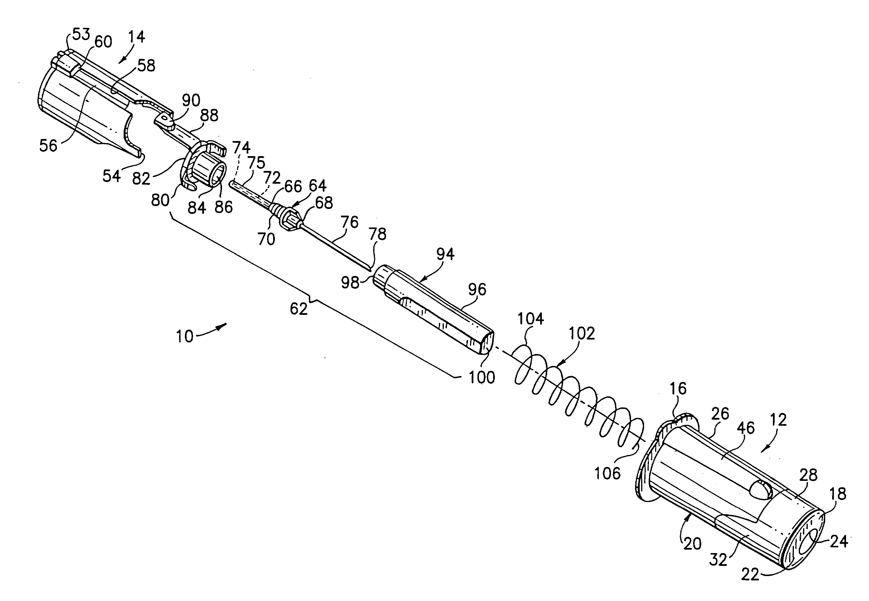 Retractable safety needle