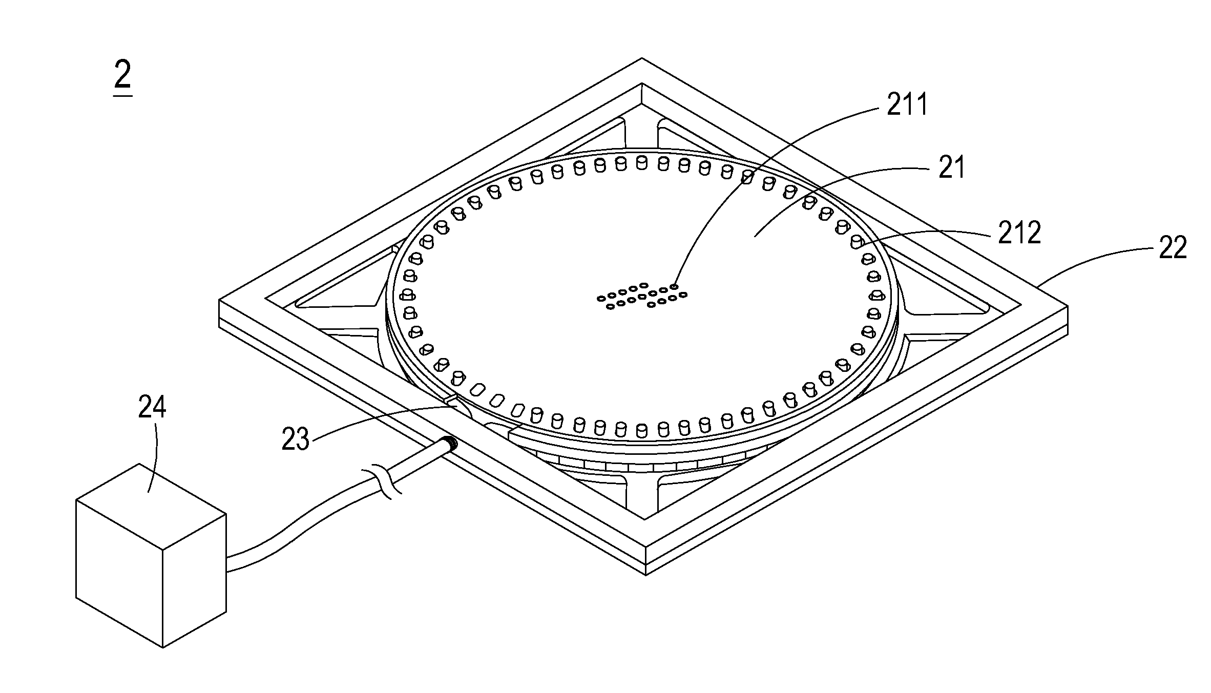 Stencil assembly structure