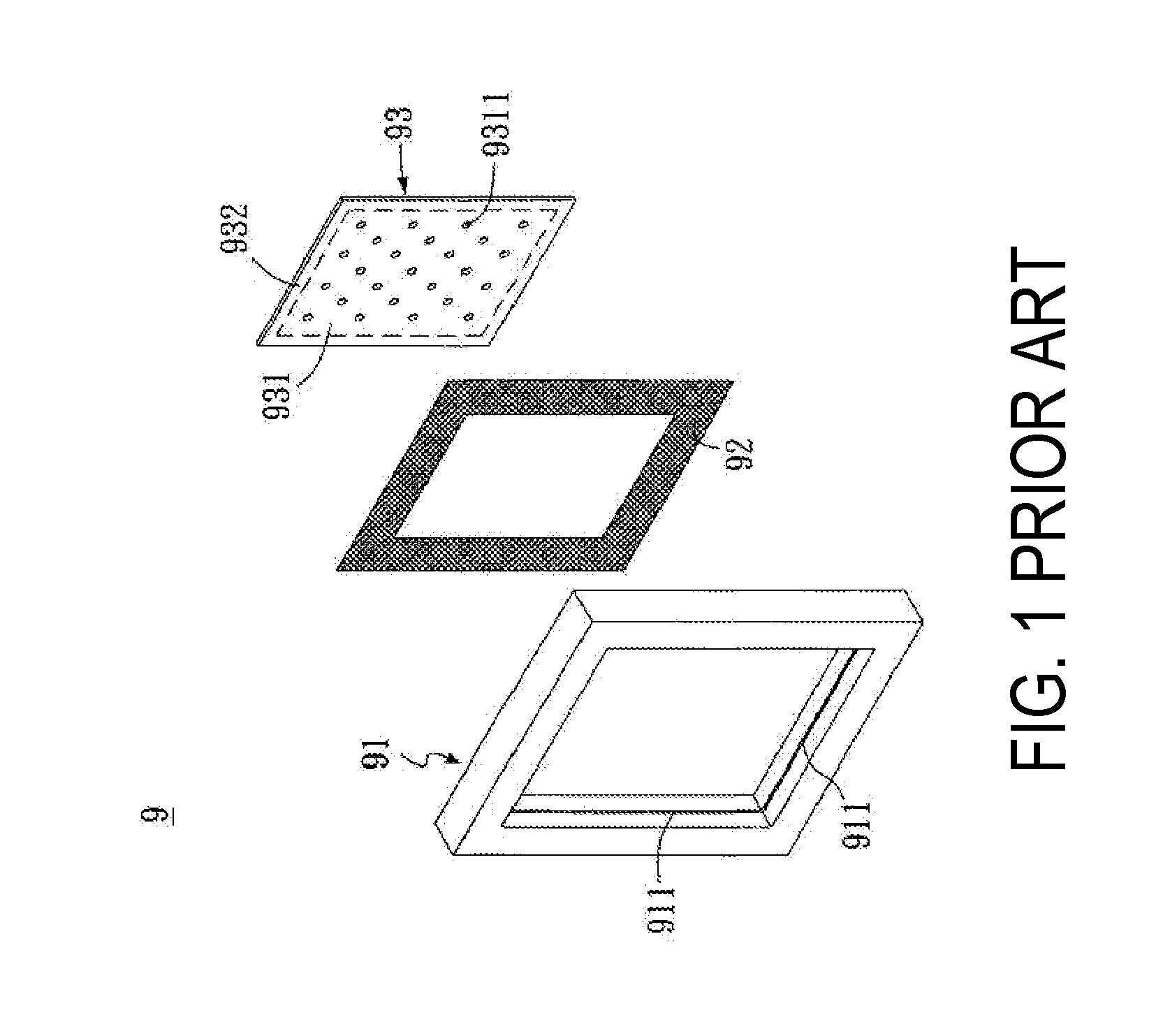 Stencil assembly structure