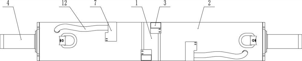 Hydraulic support pushing jack for half-well cutting coal-mining process