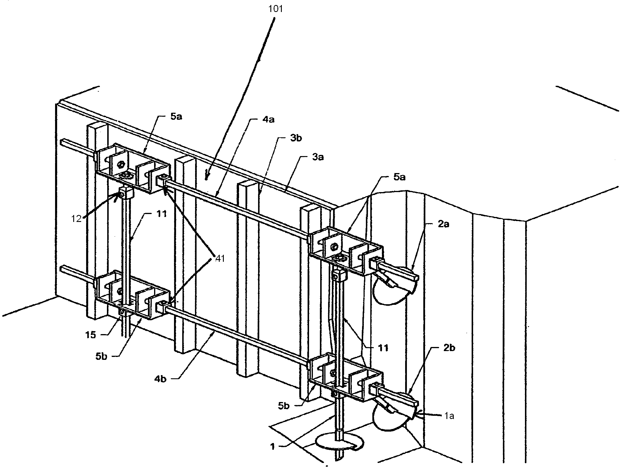 Green Retaining Wall Utilizing Helical Piers