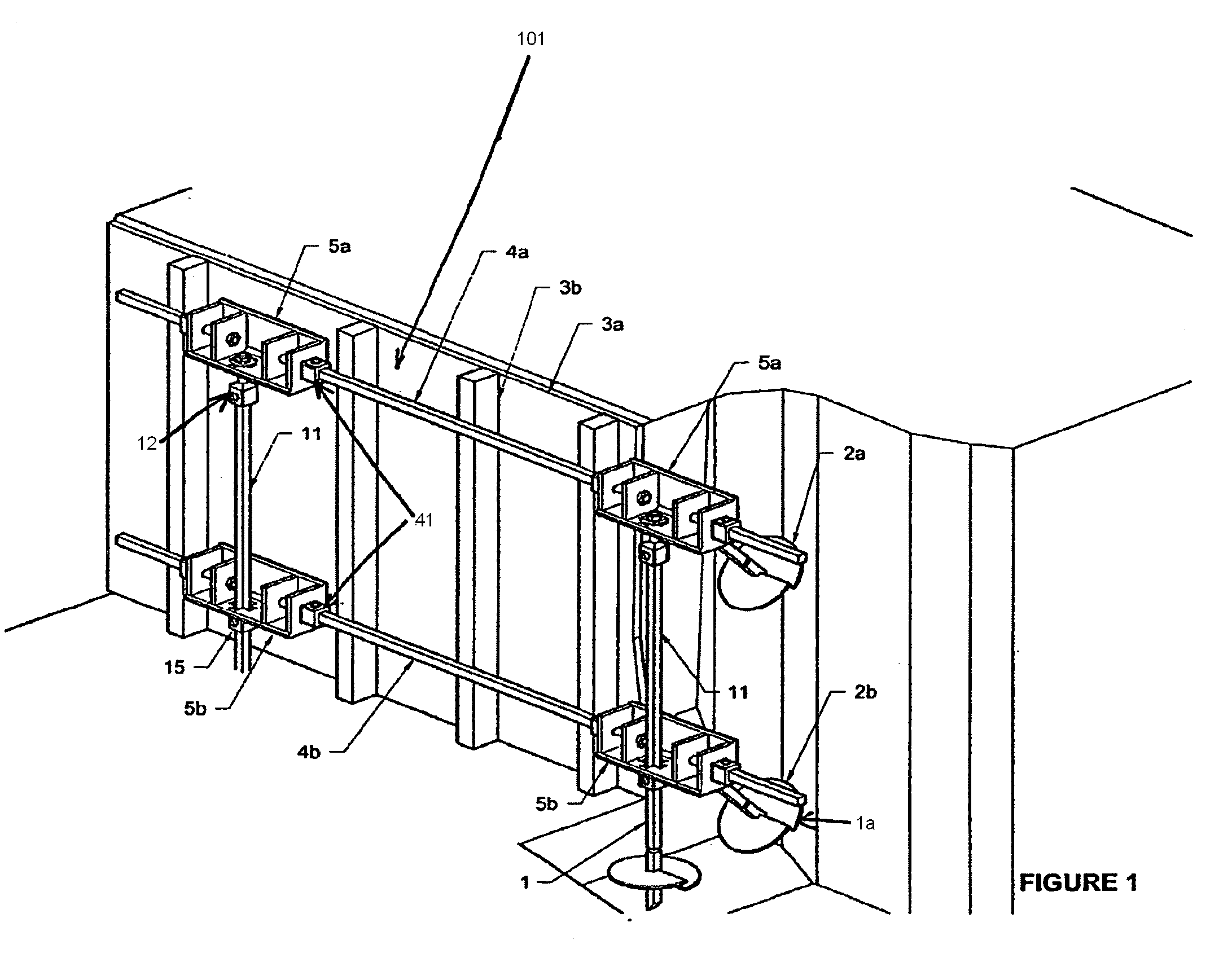 Green Retaining Wall Utilizing Helical Piers