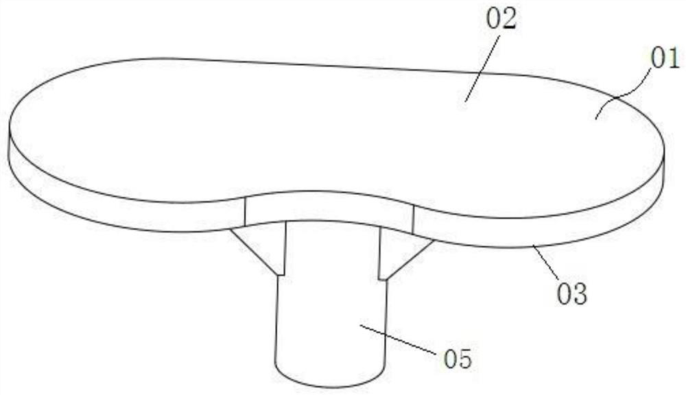 Tibial prosthesis holder