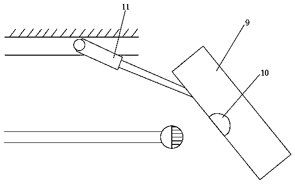 Automatic inflating wheel changing excavator and wheel changing method thereof