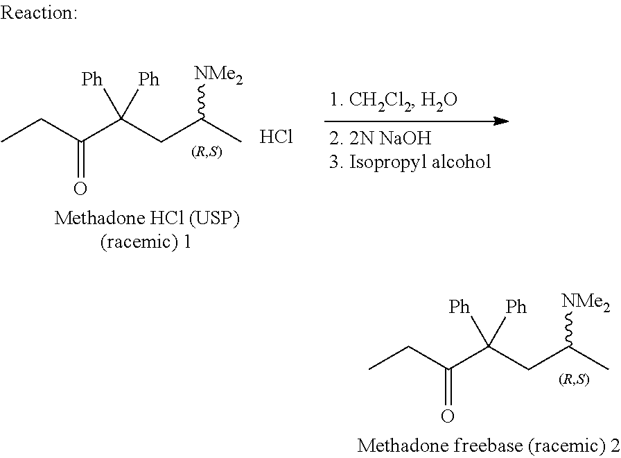 Non-racemic mixtures of various ratios of D- and L-methadone and methods of treating pain using the same