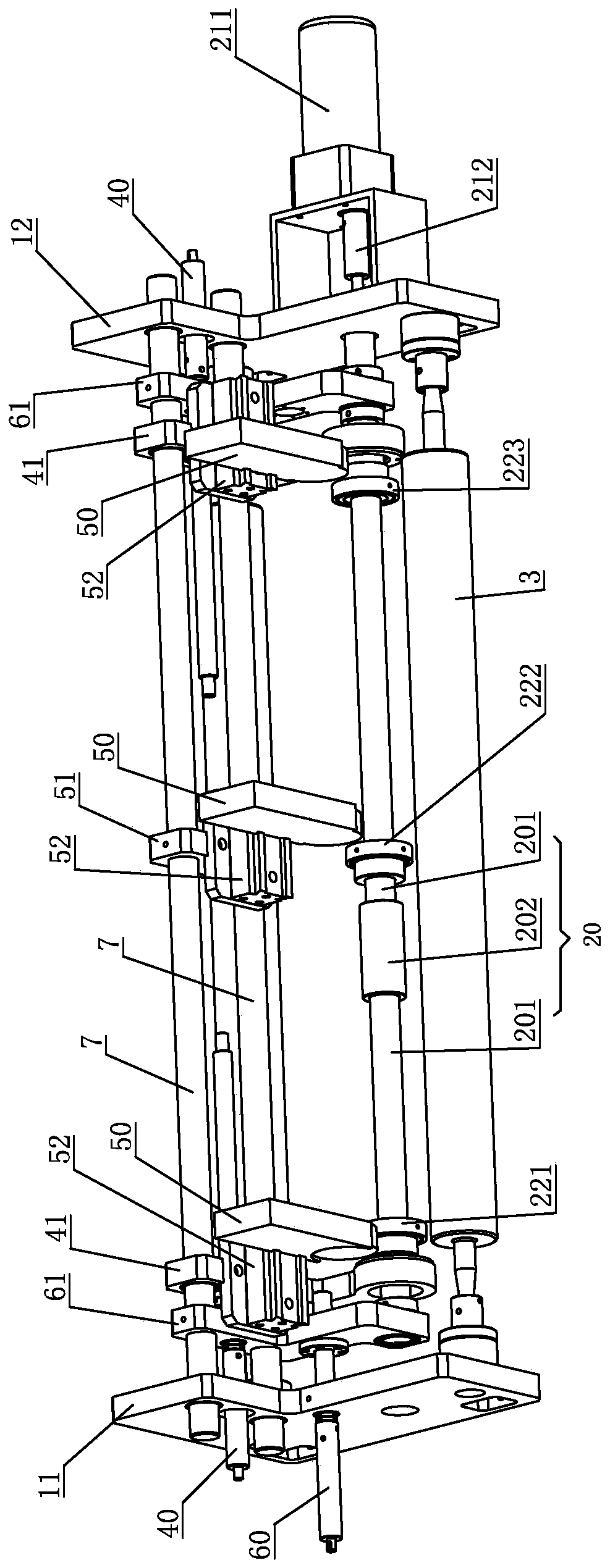 A high-speed double-width wallpaper in-line slitting gravure printing machine