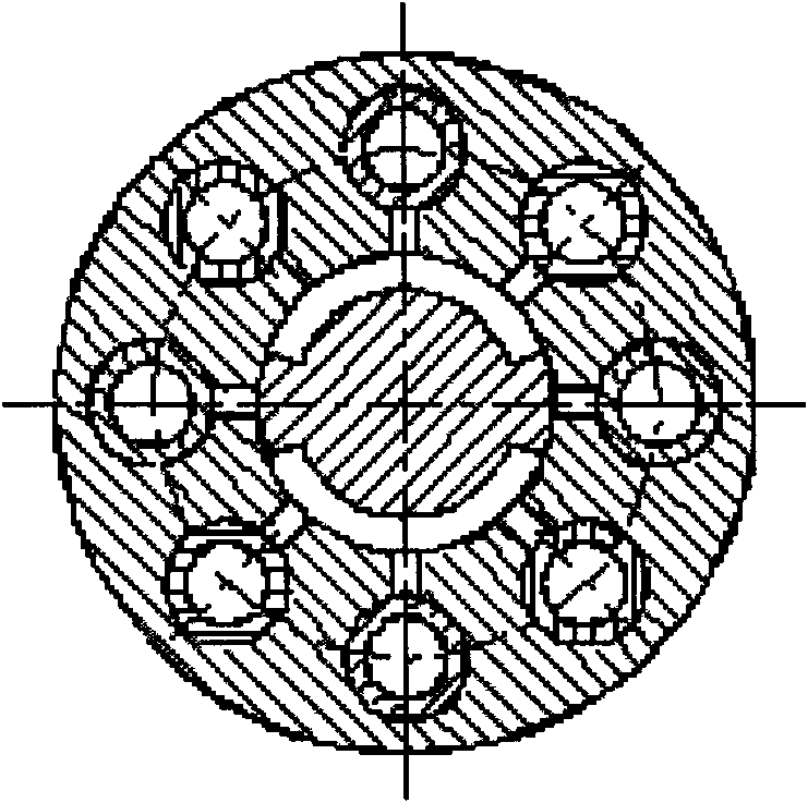 Positive displacement liquid pressure energy recovery device