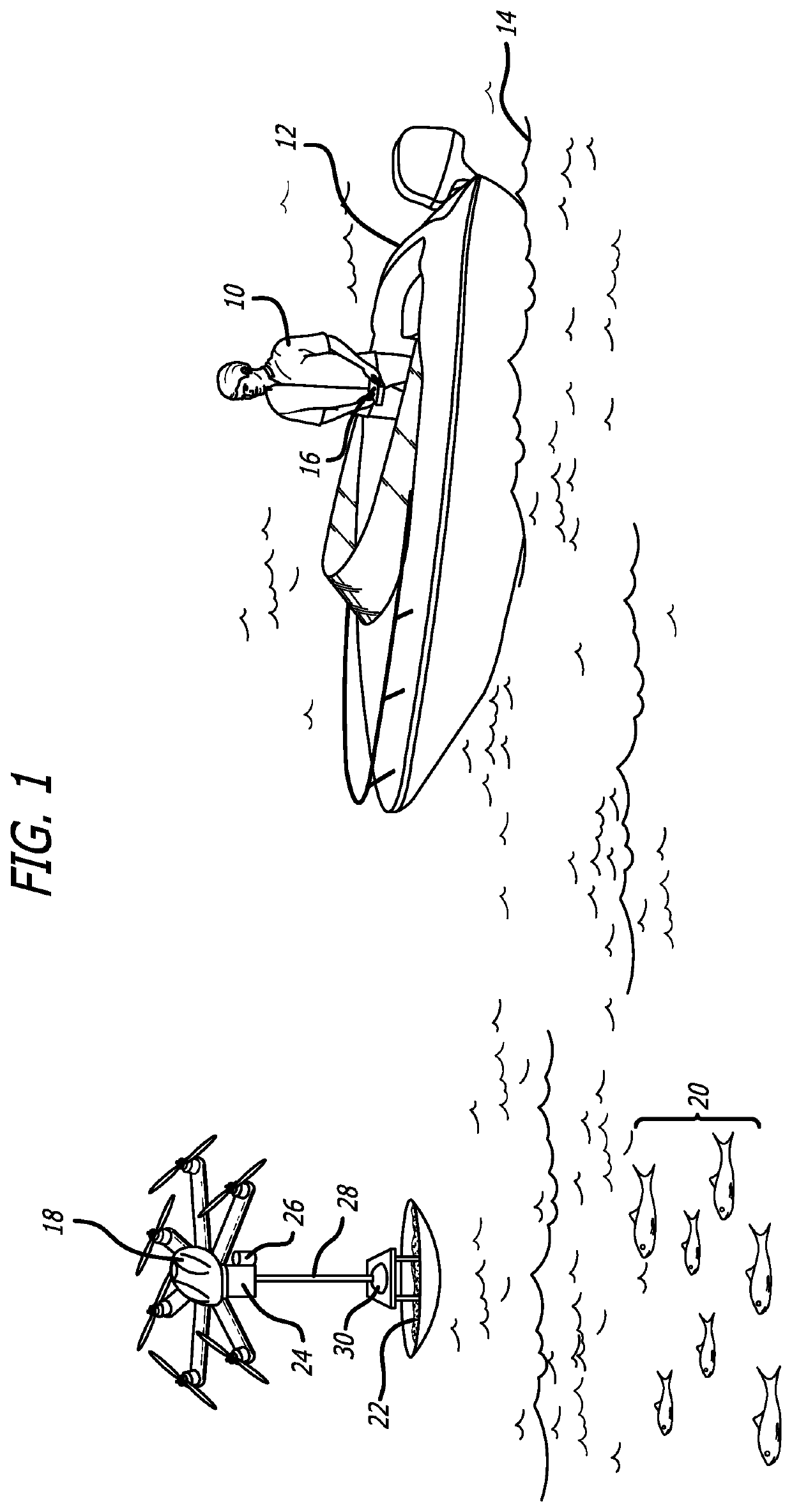 Quick disconnect for vacuum drone delivery