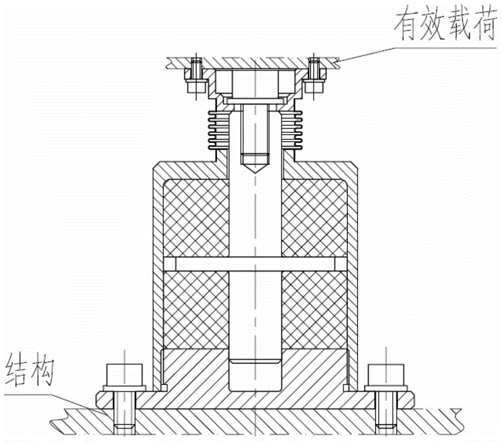 Scrap-leakage-proof metal-rubber damper suitable for in-orbit application of spacecraft