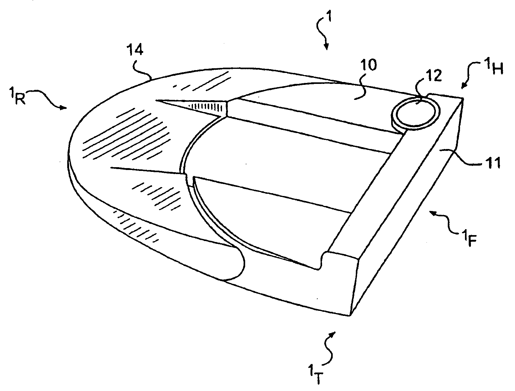 Golf club head with alignment system