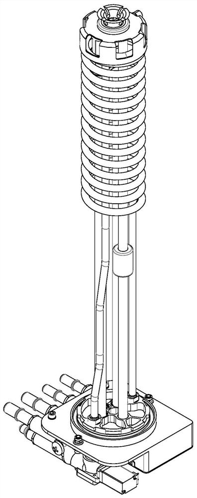 Turnover type liquid level sensor detection device