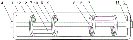 Silencer for exhaust pipe