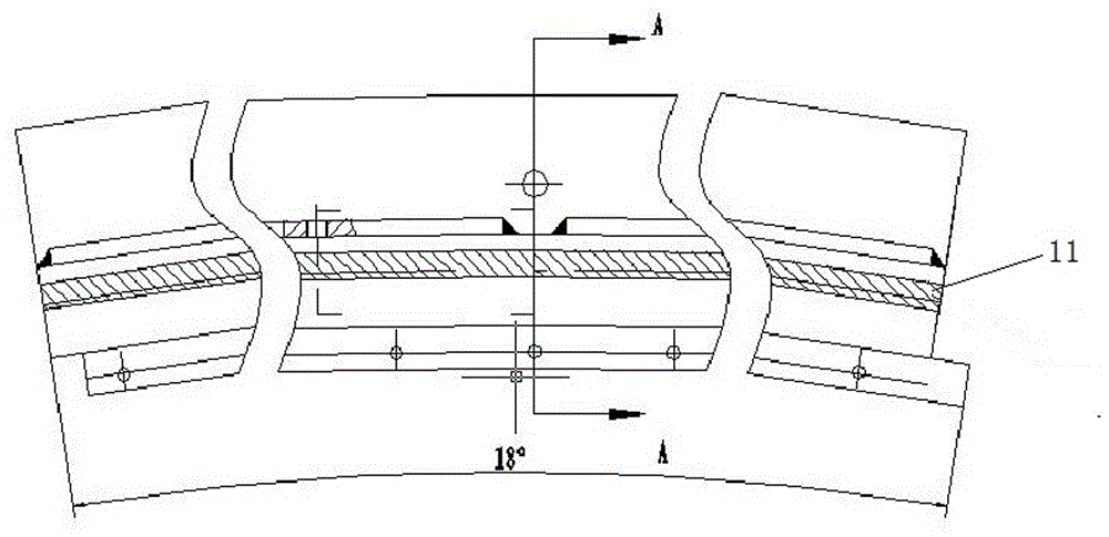 Tail cylinder sealing piece