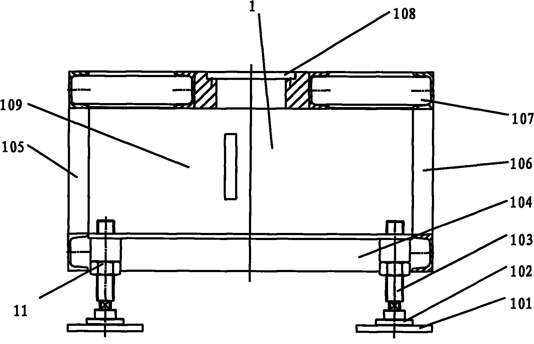 Turn-plate type sample-sending device of testing machine