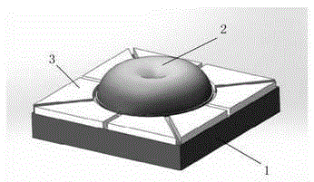 Micro-hemispherical resonant gyroscope based on borosilicate glass annealing forming and manufacturing method thereof