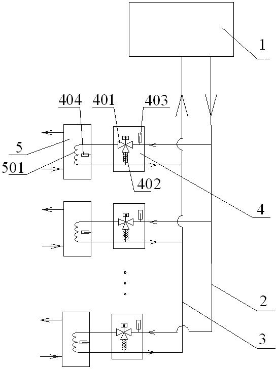 User work station of damper tube type central-household solar water heating system