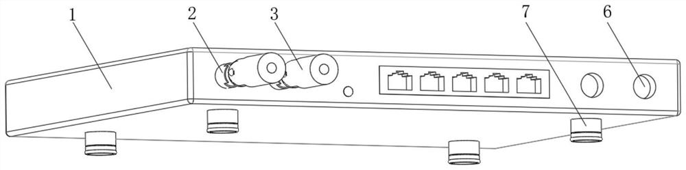 Wireless router for communication port of electronic communication equipment