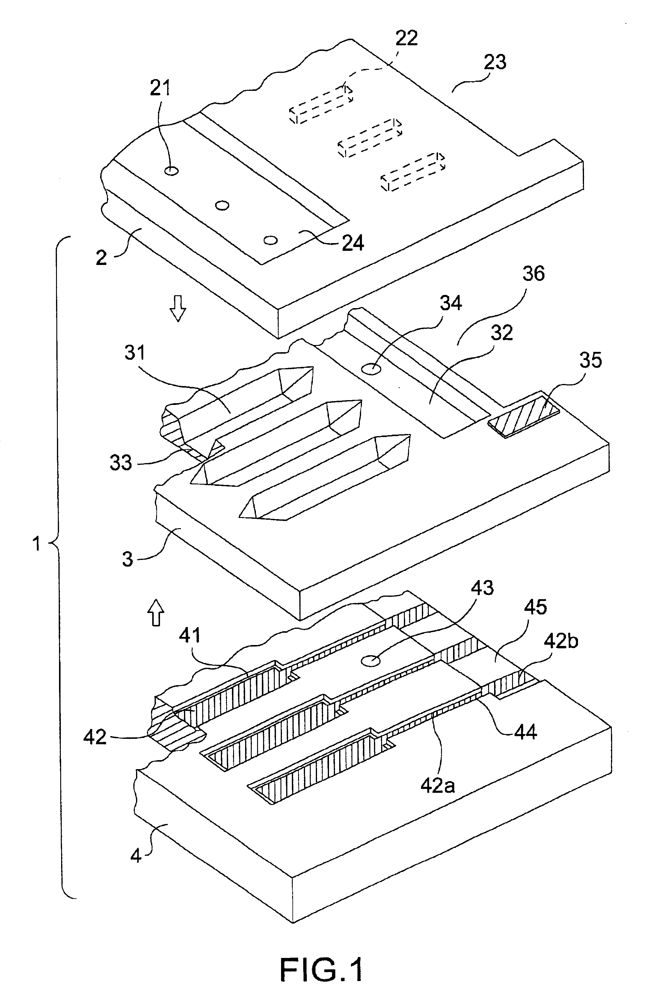 Ejection device and inkjet head with silicon nozzle plate