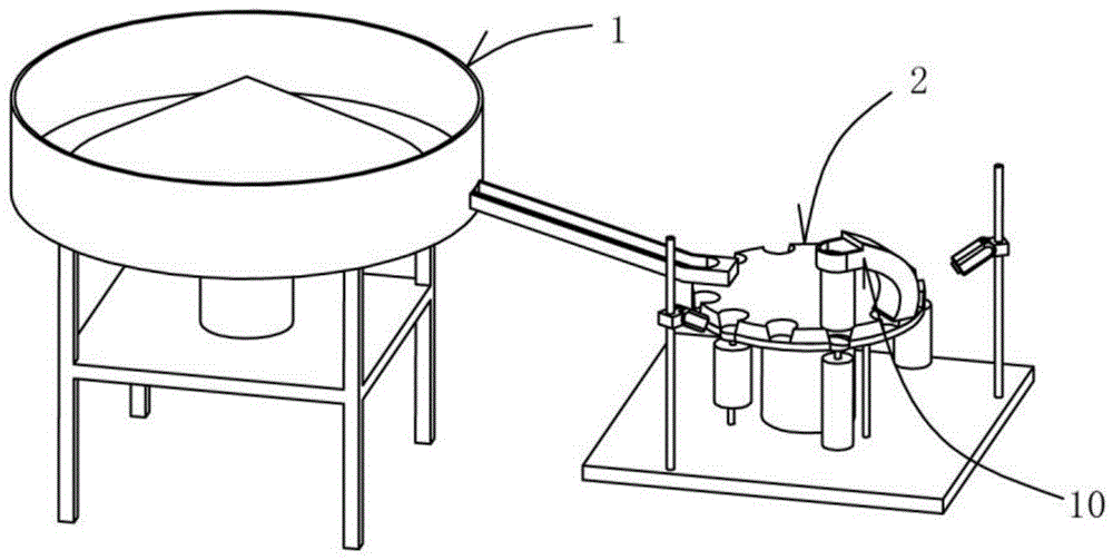 Bearing detecting and sorting device based on machine vision