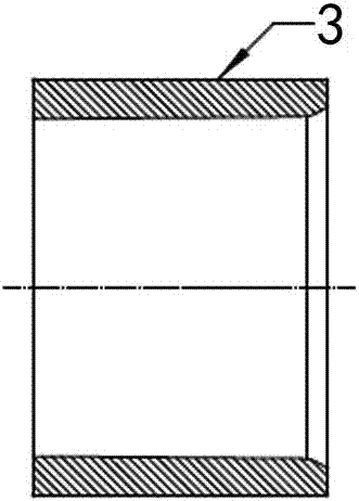 Steel-plastic conversion joint for heavy anti-corrosion fuel gas and manufacturing method thereof