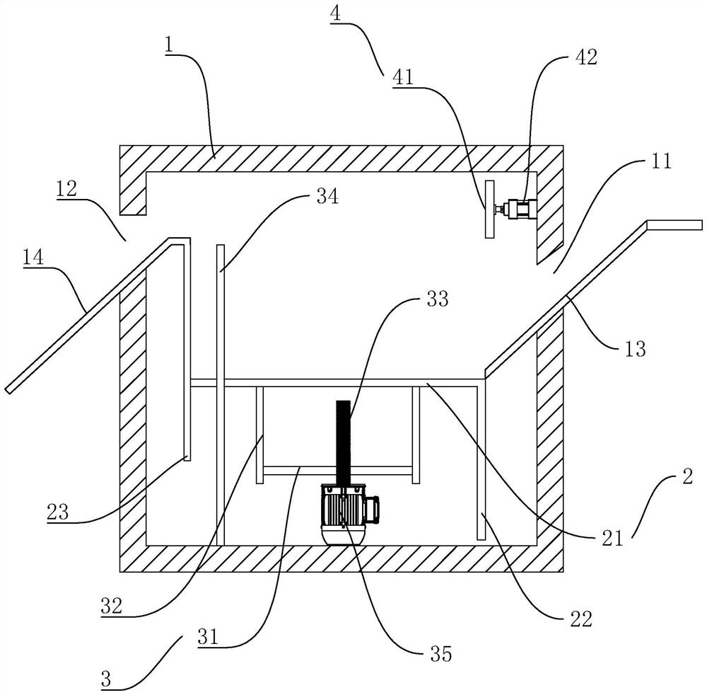 Feeding device of thread rolling machine