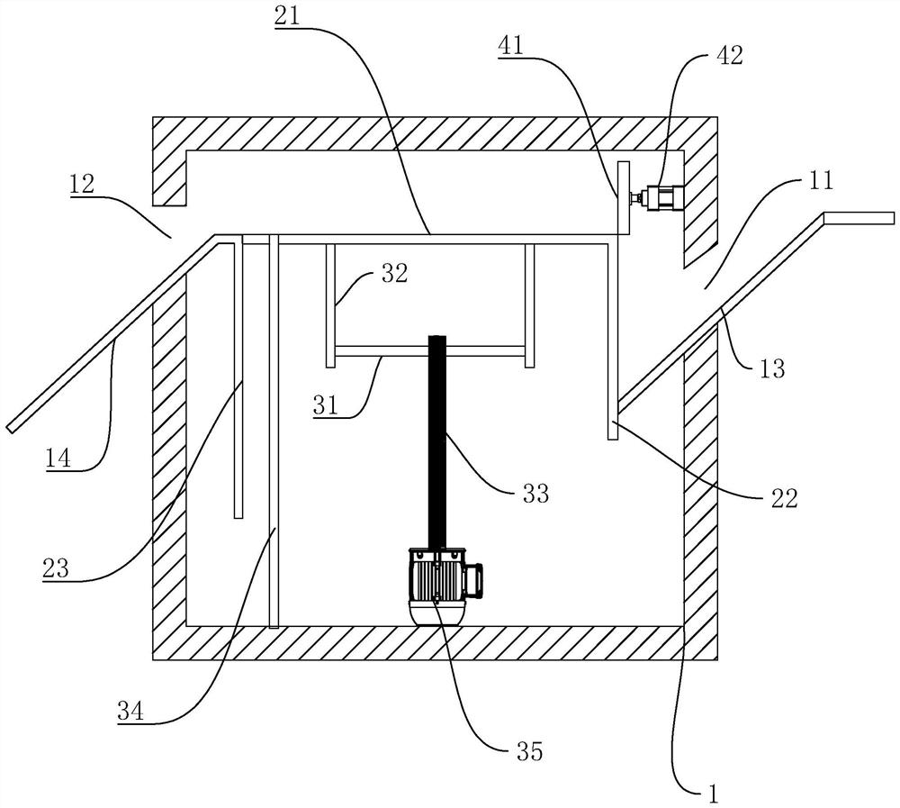 Feeding device of thread rolling machine