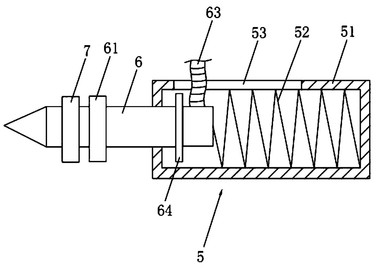 Swing-type gap grouting device for building