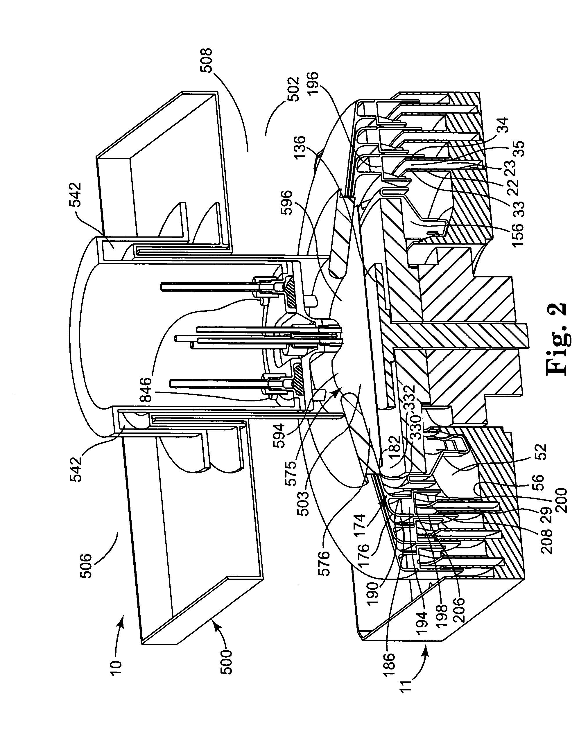 Barrier structure and nozzle device for use in tools used to process microelectronic workpieces with one or more treatment fluids