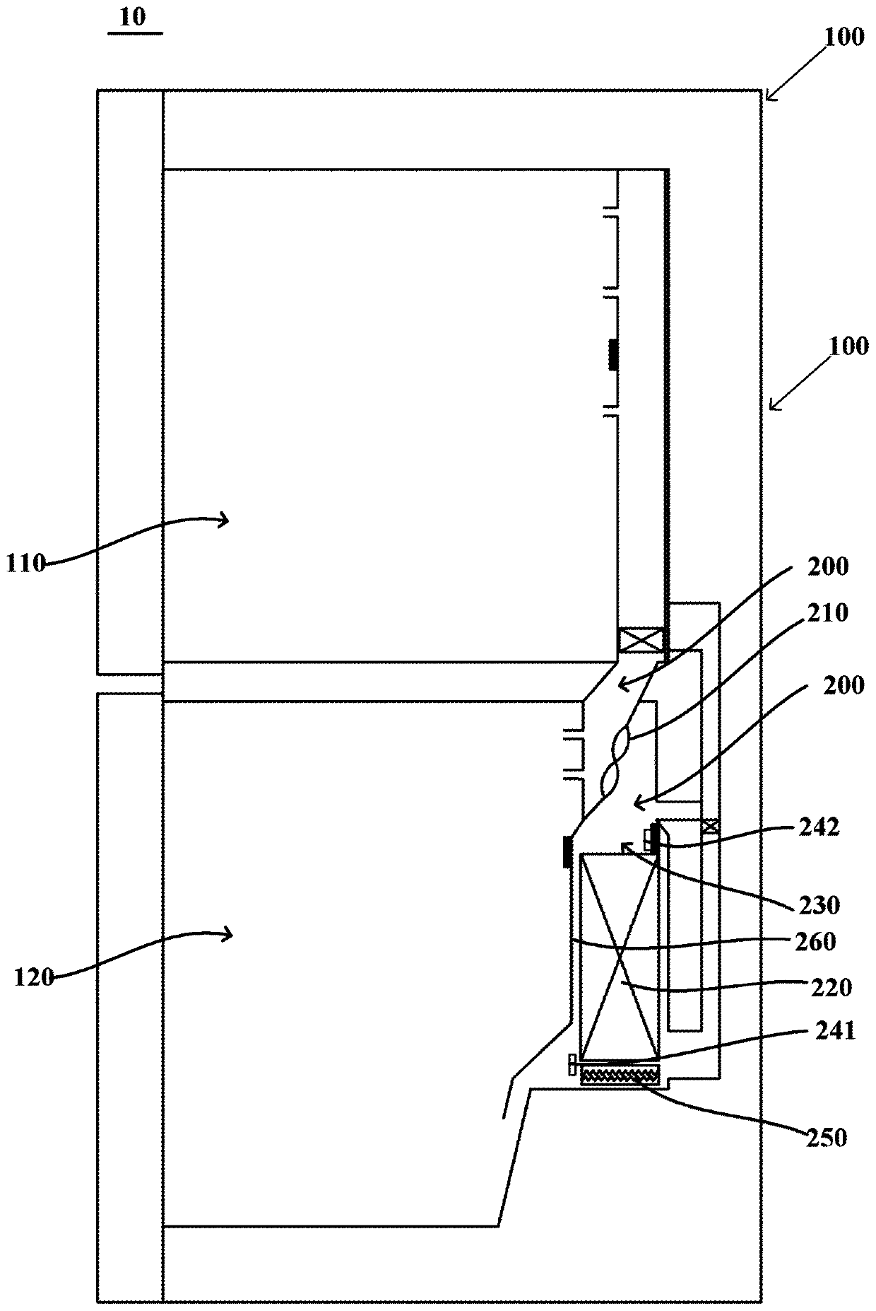 Defrost control method and device for air-cooled refrigerator