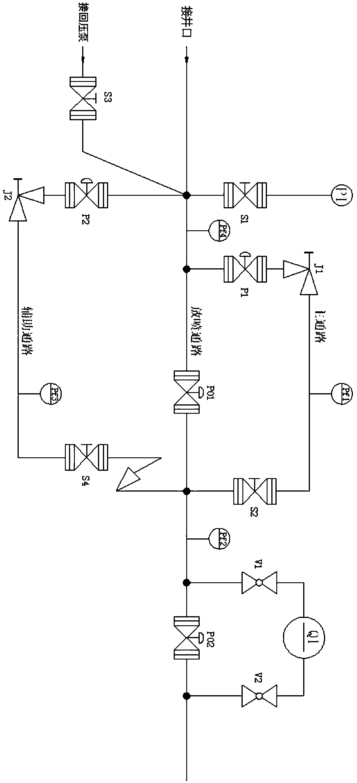 Drilling throttle manifold embedded automatic control device